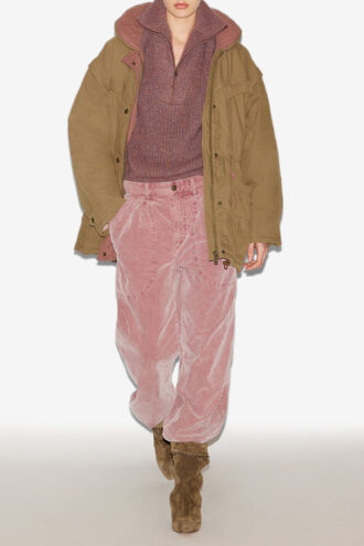 Damone Two-Toned Cotton Coat