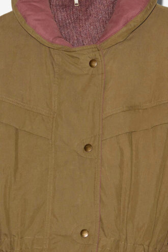 Damone Two-Toned Cotton Coat