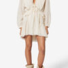 Damya Frilly Cotton and Linen Gauze Dress