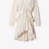 Damya Frilly Cotton and Linen Gauze Dress