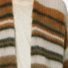 Danah Striped Mohair Cardigan