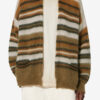 Danah Striped Mohair Cardigan