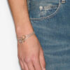Dancing Ring Man Chain and Ring Bracelet