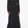 Daniva Long Elaborate Cotton Voile Dress