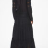Daniva Long Elaborate Cotton Voile Dress