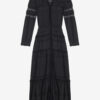Daniva Long Elaborate Cotton Voile Dress