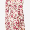 Danka Printed Draped Stretch Silk Top