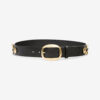 Dara Leather and Metal Belt