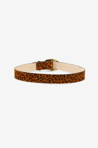 Dara Suede Calfskin Leather Belt