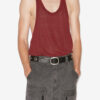Darius Striped Linen Tank Top