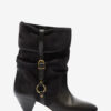 Darner Buckle Suede Leather Boots
