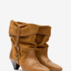 Darner Buckle Suede Leather Boots