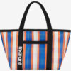 Darwen Shoulder Tote Bag in Striped Nylon