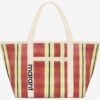 Darwen Striped Shoulder Tote Bag