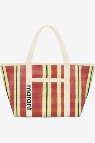Darwen Striped Shoulder Tote Bag