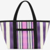 Darwen Striped Shoulder Tote Bag