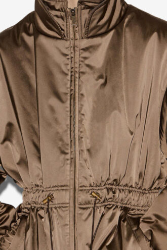Dastyni Quilted Satin Coat