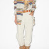 Dayvi Striped Wool Overshirt Coat