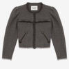 Delphina Short Graphic Pattern Jacket