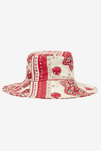 Delya Cotton Bandana Print Hat