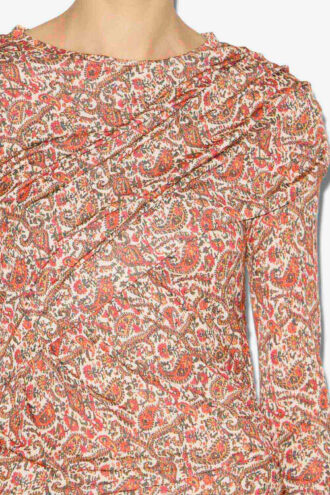Denise Short Draped Jersey Dress