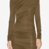 Denise Short Draped Jersey Dress