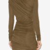 Denise Short Draped Jersey Dress