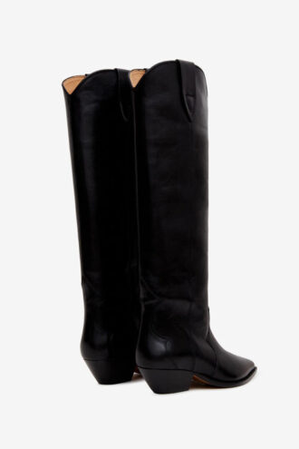 Denvee Calfskin Leather Cowboy Boots