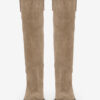 Denvee Cowboy Boots in Suede Calfskin Leather