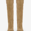 Denvee Cowboy Boots in Suede Calfskin Leather