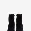 Deone High-Heeled Suede Leather Ankle Boots
