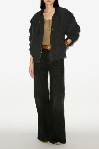 Desha Two-Toned Cotton Jacket