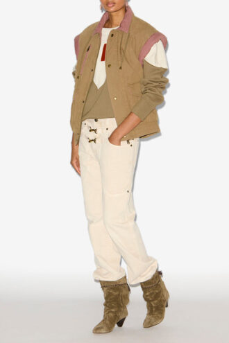 Desha Two-Toned Cotton Jacket