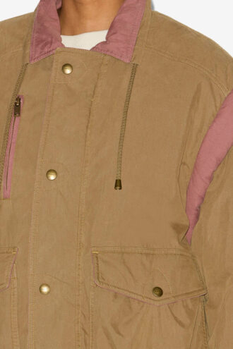 Desha Two-Toned Cotton Jacket