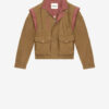 Desha Two-Toned Cotton Jacket