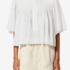 Destiny Smocked Cotton Voile Top