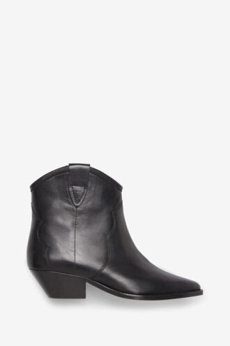 Dewina Calfskin Leather Cowboy Boots