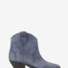 Dewina Suede Calfskin Leather Cowboy Boots