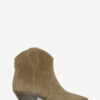 Dewina Suede Calfskin Leather Cowboy Boots