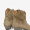 Dewina Suede Calfskin Leather Cowboy Boots