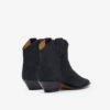 Dewina Suede Calfskin Leather Cowboy Boots