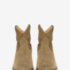 Dewina Suede Calfskin Leather Cowboy Boots