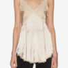 Diandra Satin and Lace Top