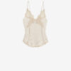 Diandra Satin and Lace Top