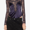 Diem Satin and Lace Top