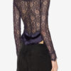 Diem Satin and Lace Top