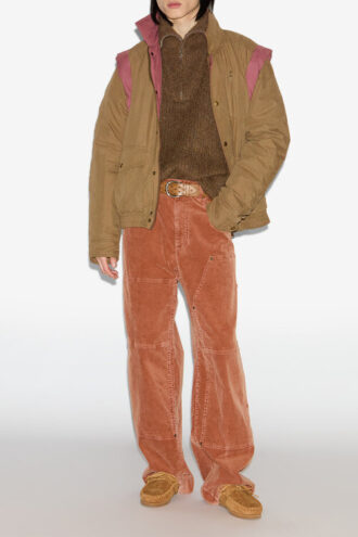 Dilwen Plain-Colored Cotton Jacket