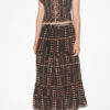 Diya Long Printed Cotton Voile Skirt