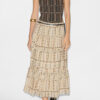 Diya Long Printed Cotton Voile Skirt