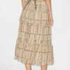 Diya Long Printed Cotton Voile Skirt